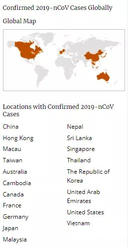 美國CDC繪制的發(fā)病地圖
