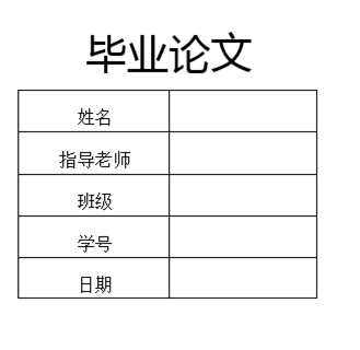 畢業(yè)論文的封面怎么制作